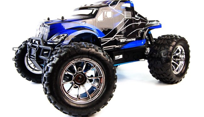 rc petrol monster truck